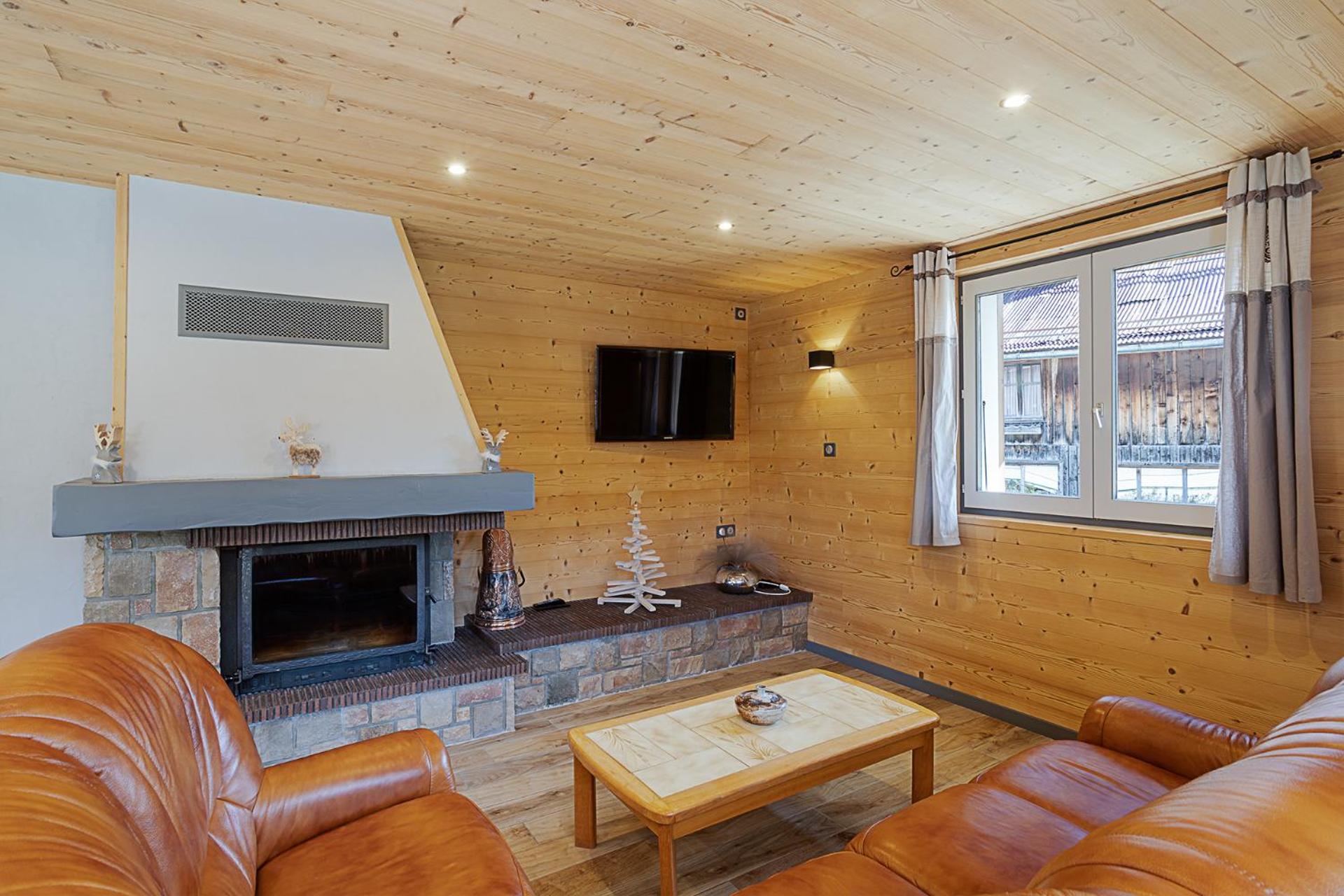 Chalet Les 4 Saisons - Ski, Parking Et Jardin Abondance エクステリア 写真