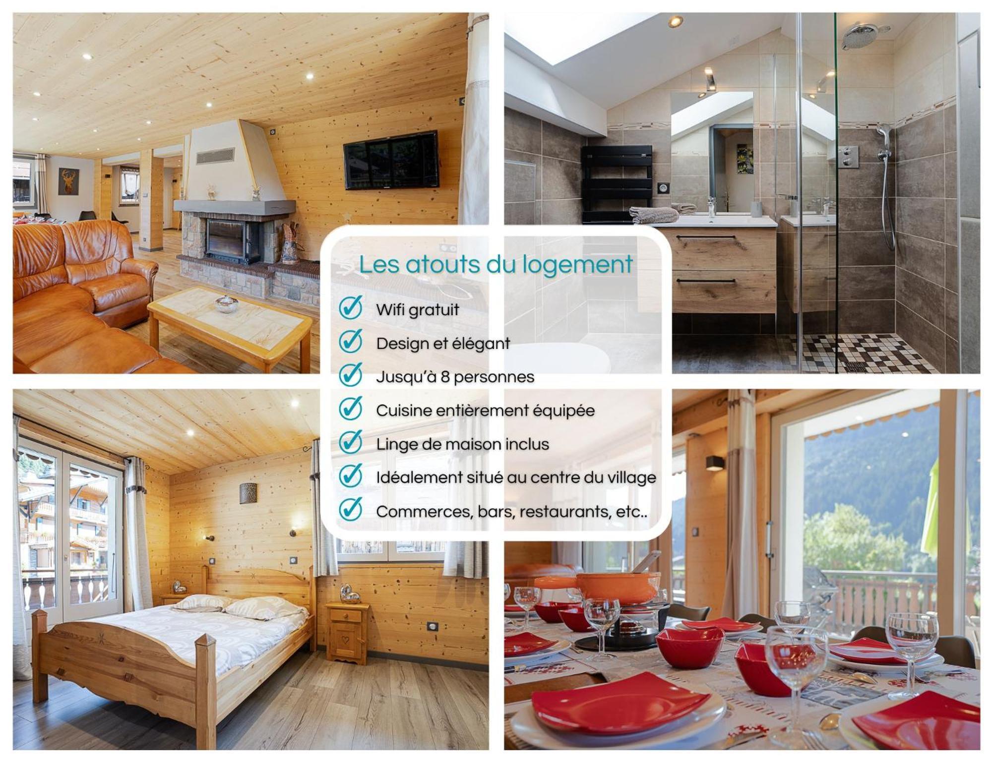 Chalet Les 4 Saisons - Ski, Parking Et Jardin Abondance エクステリア 写真