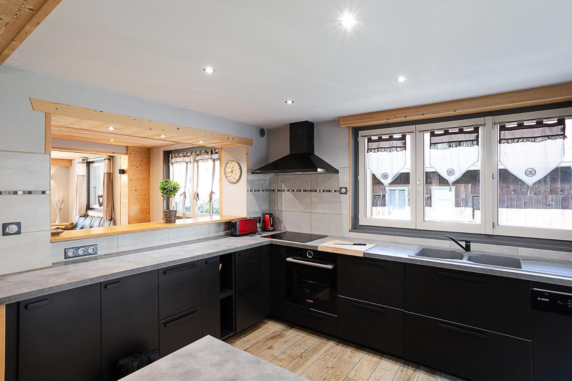 Chalet Les 4 Saisons - Ski, Parking Et Jardin Abondance エクステリア 写真