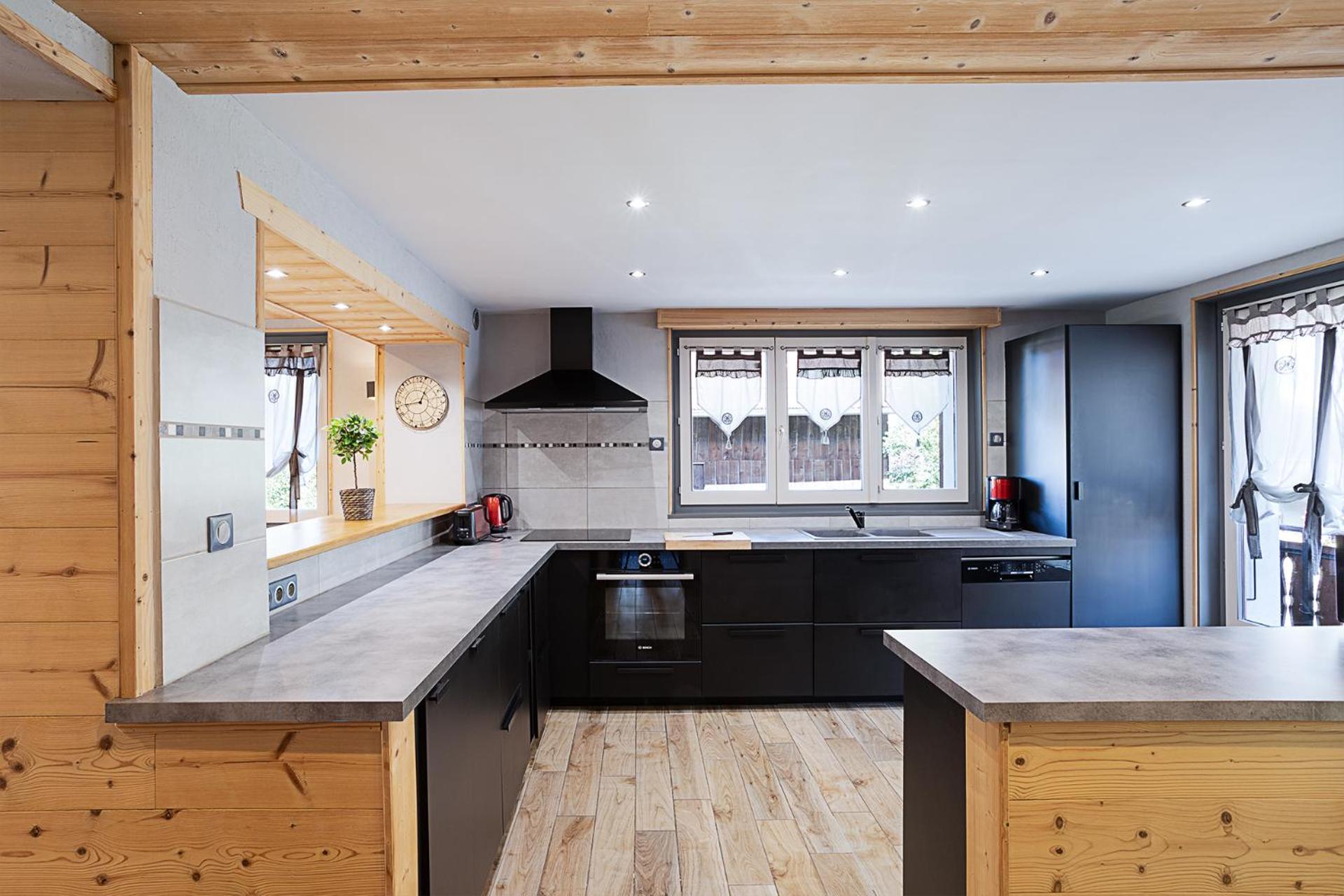 Chalet Les 4 Saisons - Ski, Parking Et Jardin Abondance エクステリア 写真